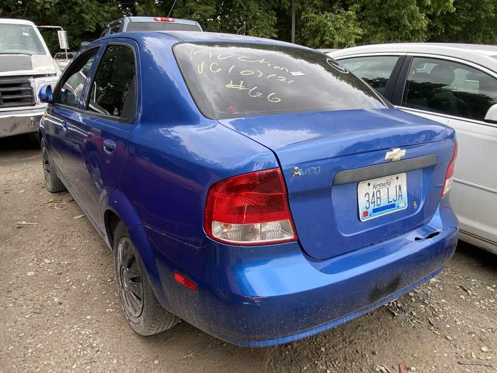 2004  Chevrolet  AVEO   Tow# 108214