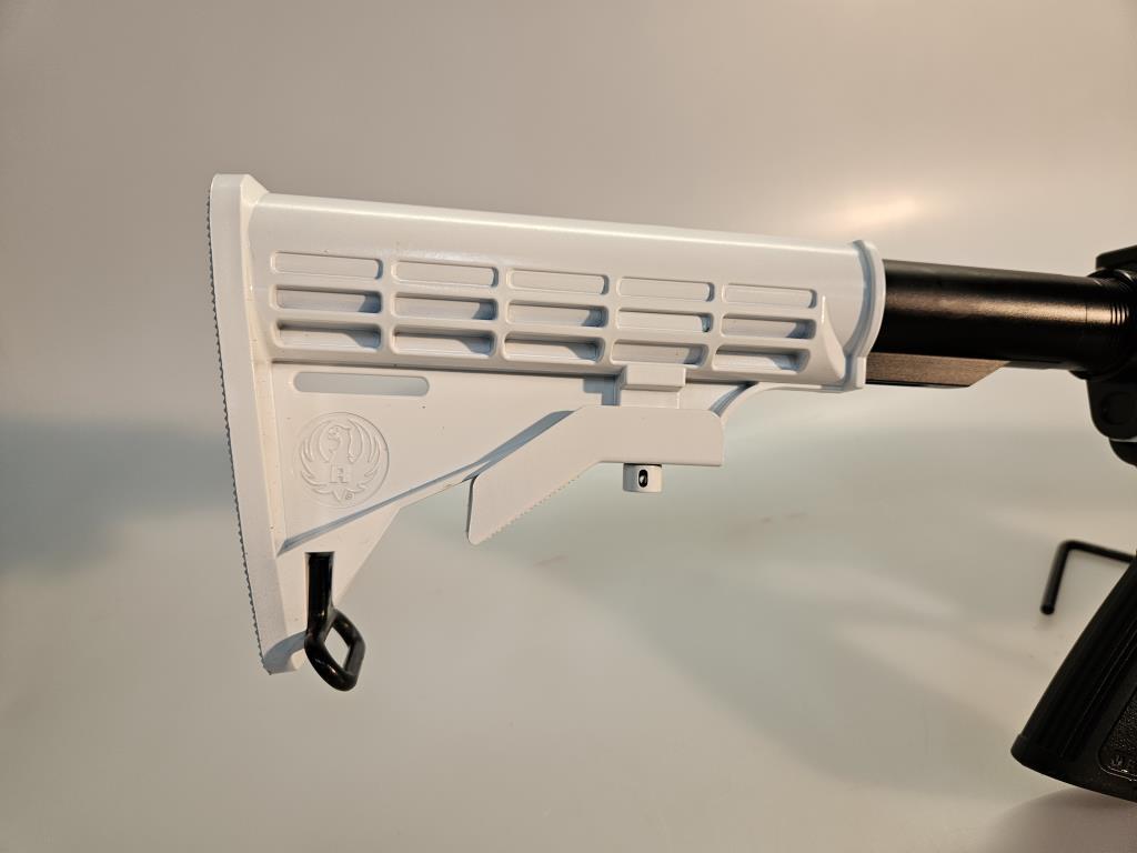 Ruger AR-556 5.56 Nato AR-15, White Cerakote 8519