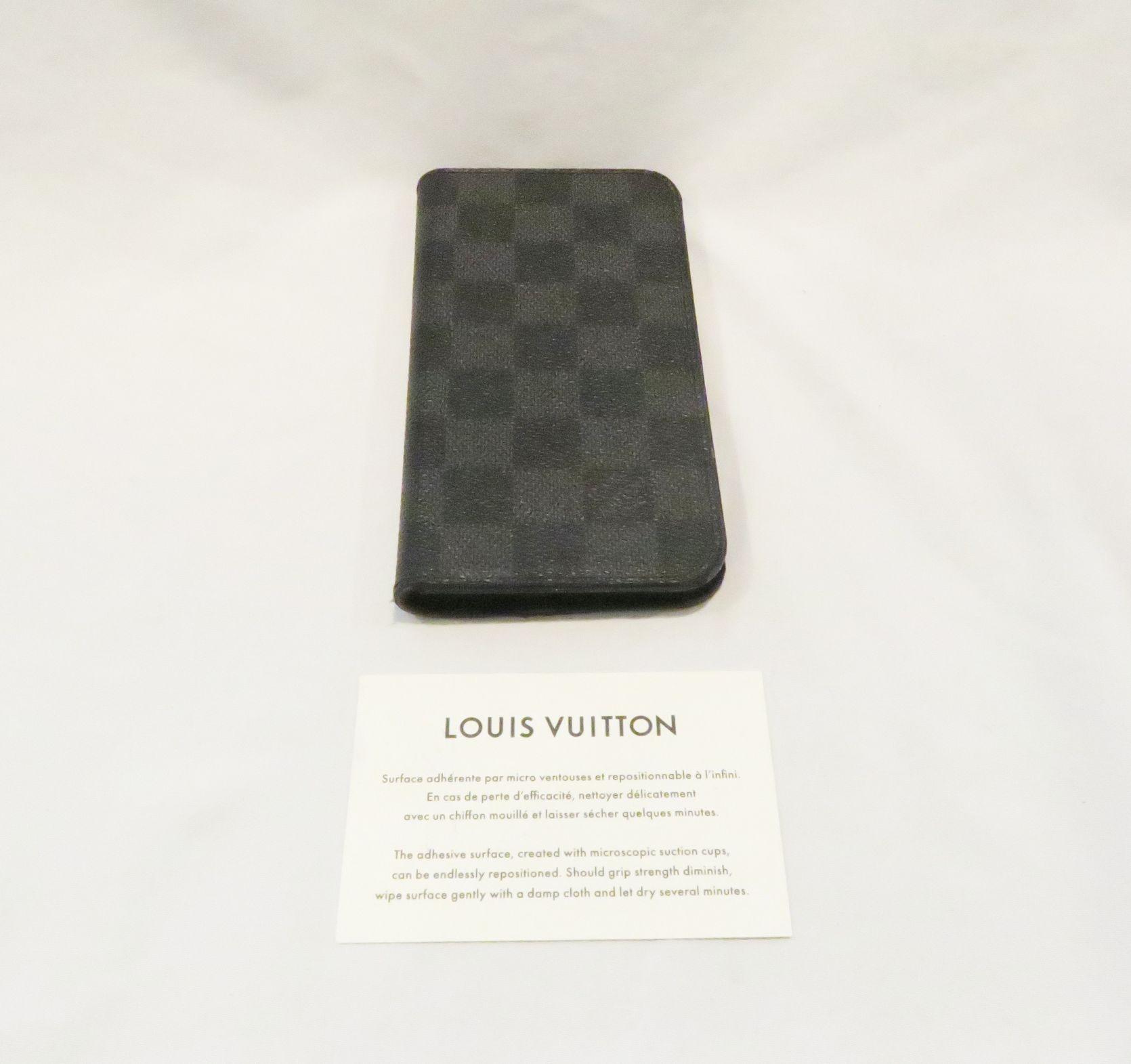 Louis Vuitton Phone Case, Damier Black, used