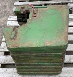 10 John Deere 47 KG Tractor Weights