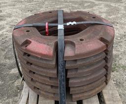 6 IH Tractor Wheel Weights