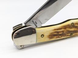 Aerial A.C. Mfg Co. Stag Auto Switchblade Knife