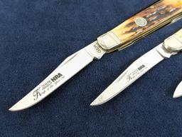 Ltd 2008 Case XX NRA Genuine Stag Knife Set