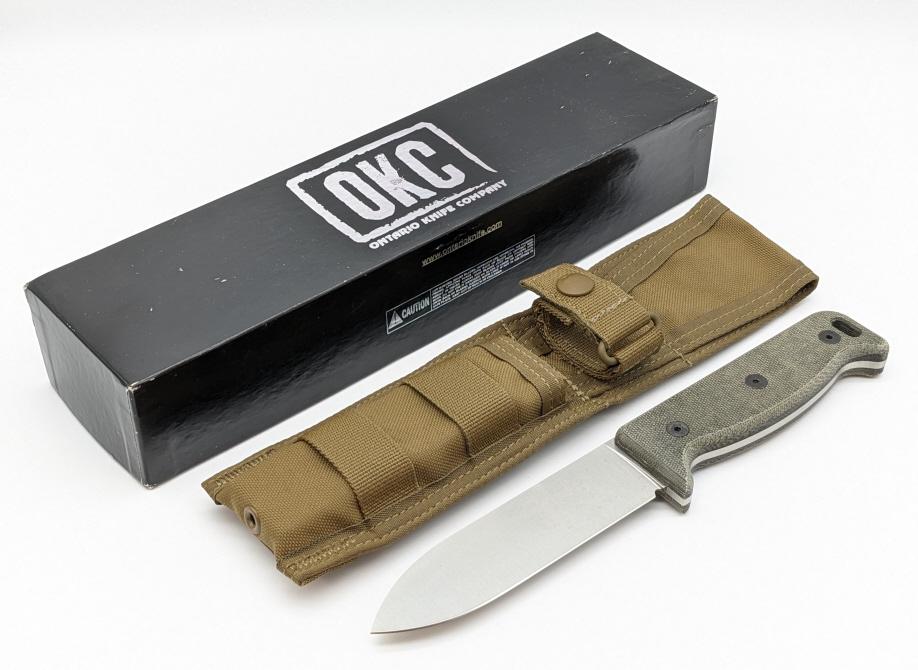 OKC Black Bird Model SK-5 Survival Knife w/ Sheath