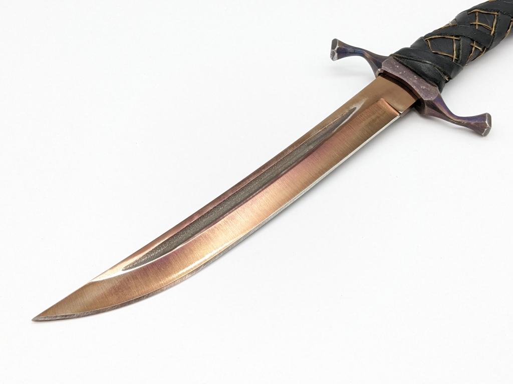 Sabersmith Golden Elven Dagger w/ Sheath