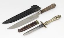 George Wostenholm Dagger & Unk Brand Hunting Knife