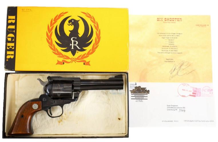 Hank Williams Jr. Ruger Blackhawk .41 Mag Revolver