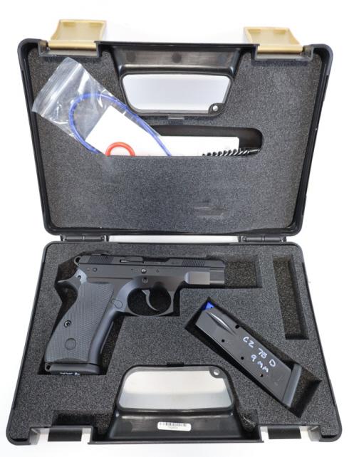 CZ Model 75 D Compact 9mm Semi Auto Pistol w/ Case