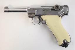 German DWM P08 Luger 7.65mm Semi-Automatic Pistol