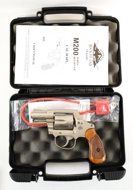 Rock Island Model 206 .38 Special Revolver w/ Case