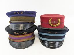 (4) Vintage Society Organization Dress Caps