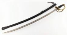 US Model 1860 Ames Light Cavalry Saber w/ Scabbard