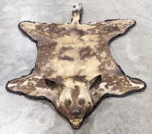 African Wild Dog Full Body Rug on Felt Mat