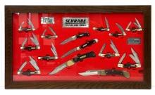 Schrade Old Timer & Uncle Henry Knife Display USA