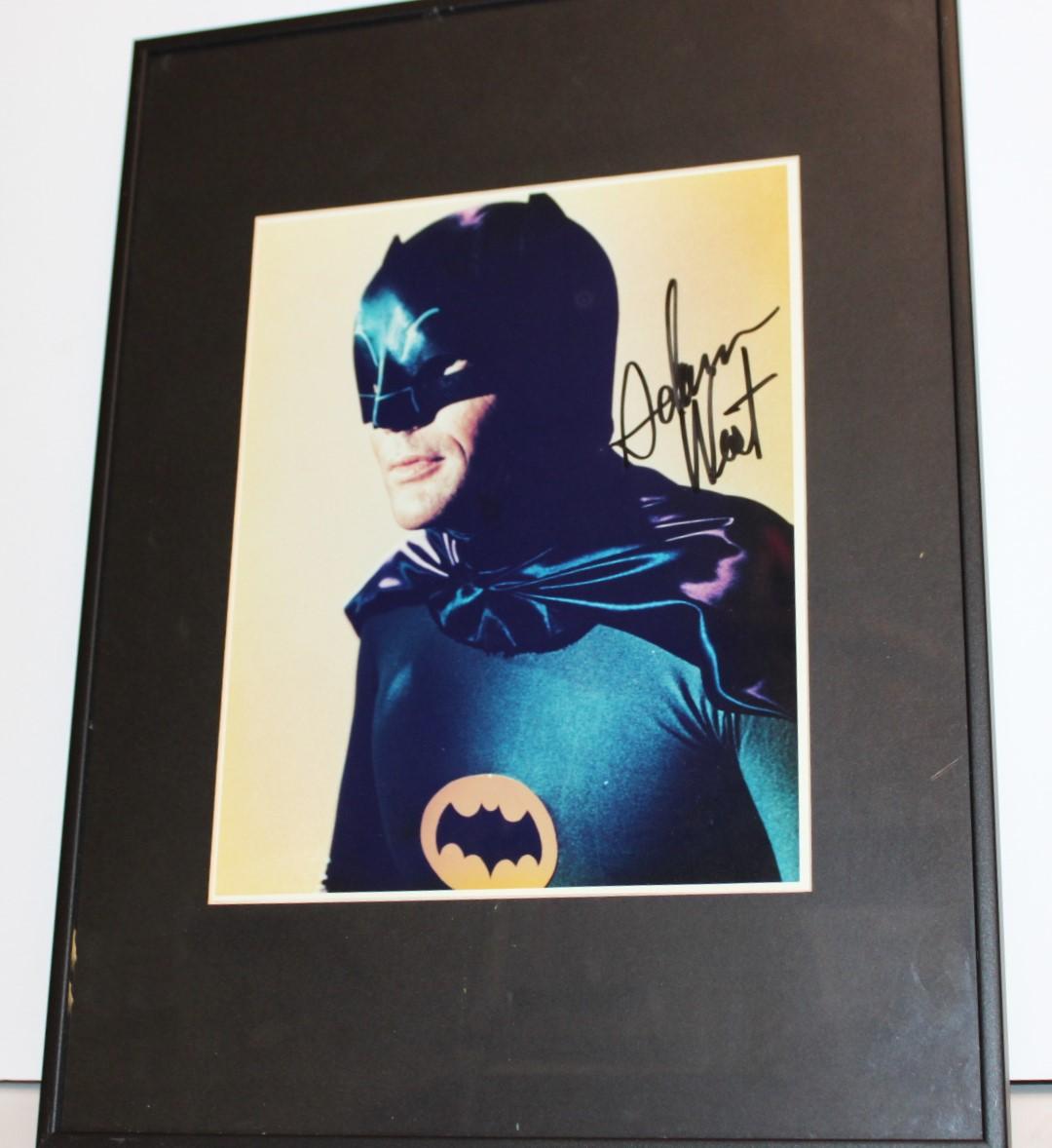 BATMAN ADAM WEST AUTOGRAPHED PICTURE