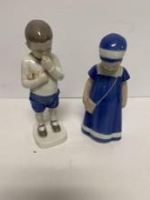 PAIR OF B&G PORCELAIN FIGURES