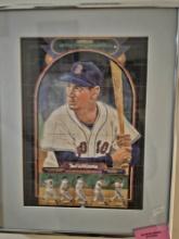 DONRUSS TED WILLIAMS FRAMED PUZZLE
