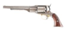 (A) RARE EARLY REMINGTON BEALS SINGLE WING NAVY PERCUSSION REVOLVER, SERIAL NUMBER 13.