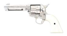 (C) FACTORY ENGRAVED COLT SINGLE ACTION ARMY REVOLVER.