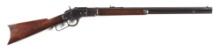 (A) WINCHESTER MODEL 1873 LEVER ACTION RIFLE.