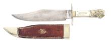 TILLOTSON GOLD RUSH ERA BOWIE KNIFE.