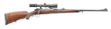 (M) CUSTOM GERMAN M98 BOLT ACTION RIFLE IN .350 REMINGTON MAGNUM.