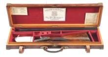 (C) HOLLAND & HOLLAND NO. 2 HAMMERLESS EJECTOR "BADMINTON" SIDELOCK SIDE BY SIDE 12 GAUGE SHOTGUN WI