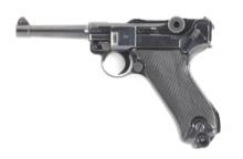 (C) BYF CODE 42 DATED MAUSER LUGER SEMI-AUTOMATIC PISTOL.