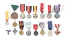 LOT OF THIRD REICH MISC MEDALS.
