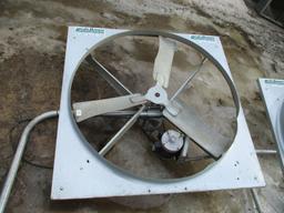 J&S Mfg. 48" hanging fan, 1 hp, 220 elect motor