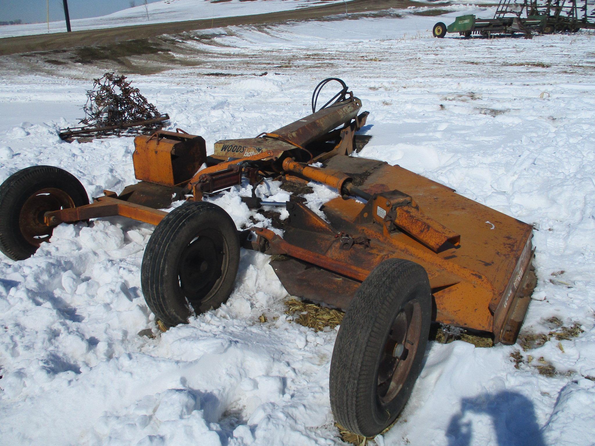 Woods D315, 10 ft. bat wing rotary mower