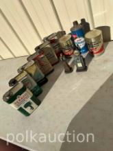 MISC COLLECTIBLE OIL CANS **NO SHIPPING AVAILABLE**