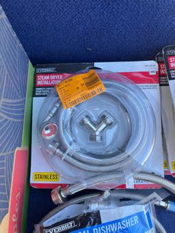 Box Lot of Water Lines and Parts