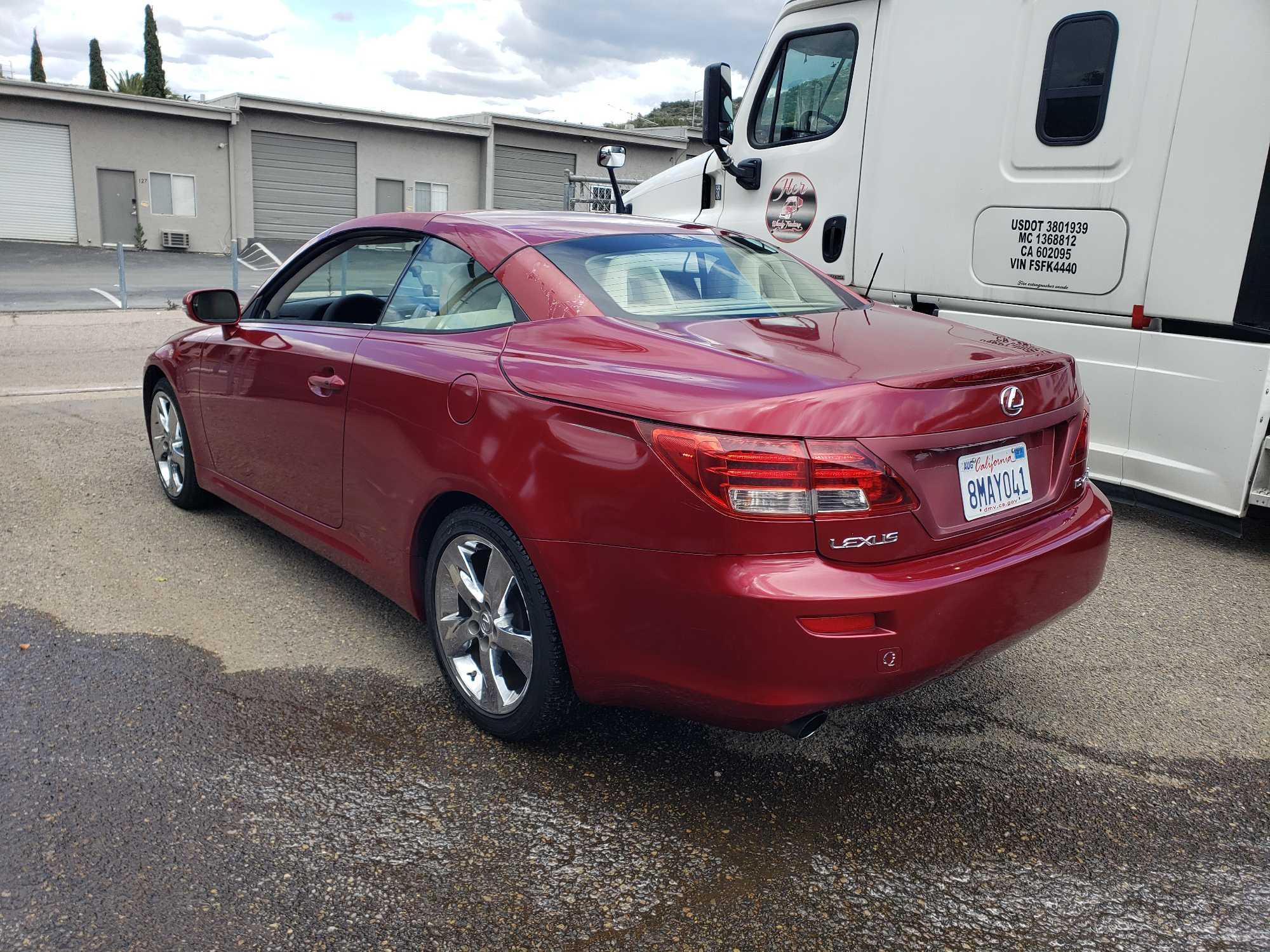 2010 Lexus IS250C Convertible