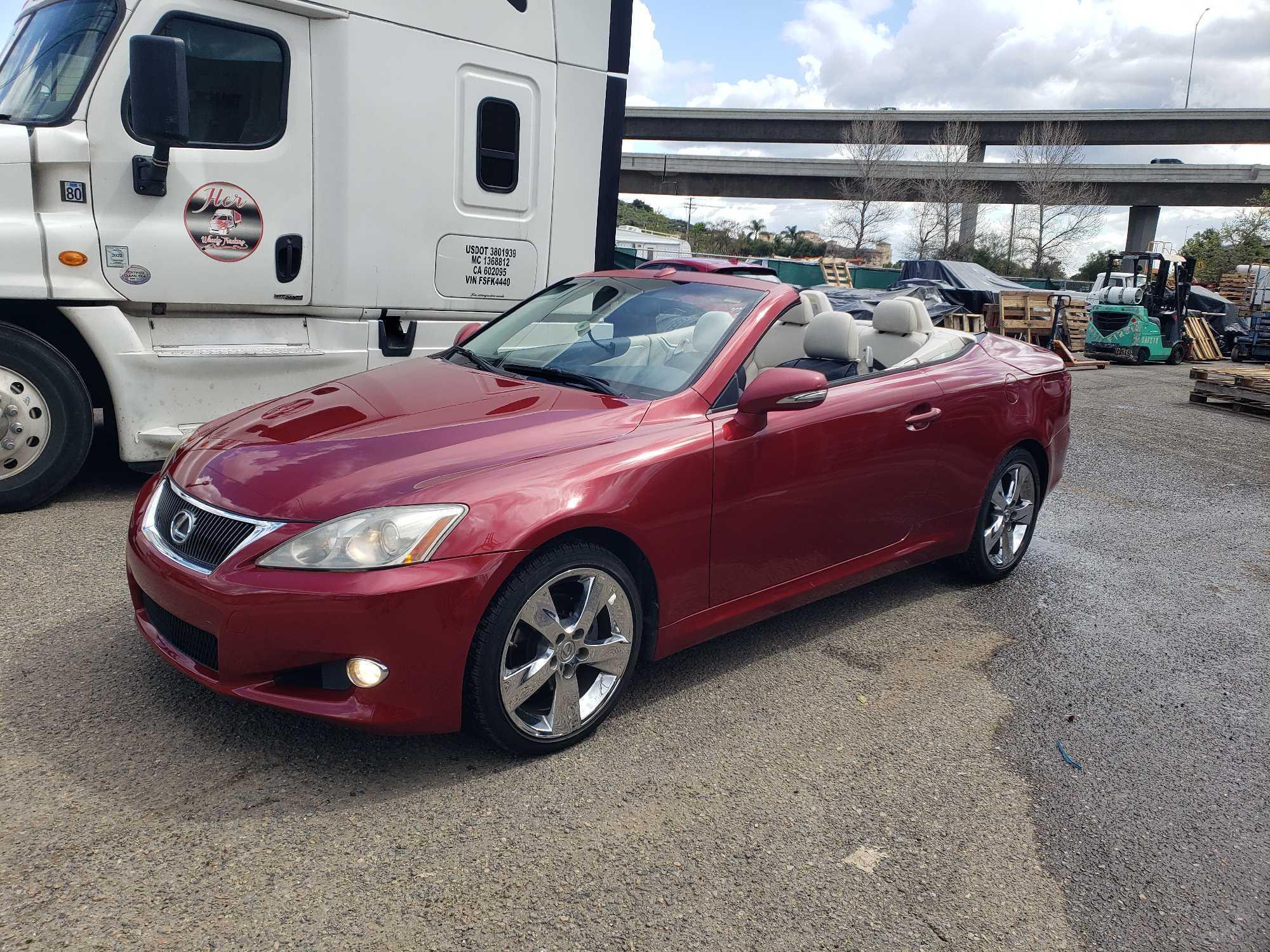 2010 Lexus IS250C Convertible