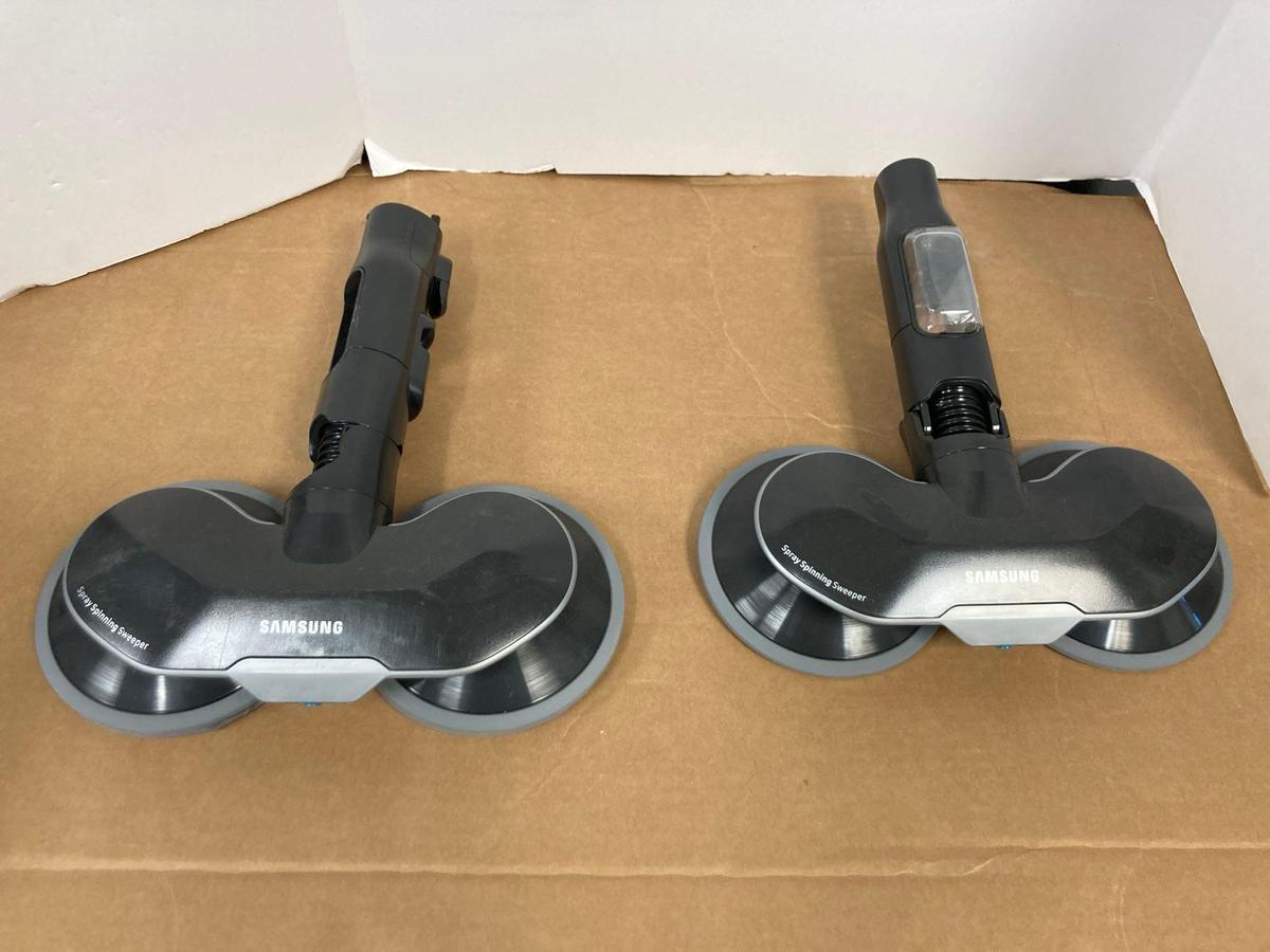 Lot of (2) Samsung Spray Spinning Sweepers*VACUUM NOT INCLUDED*MISSING*