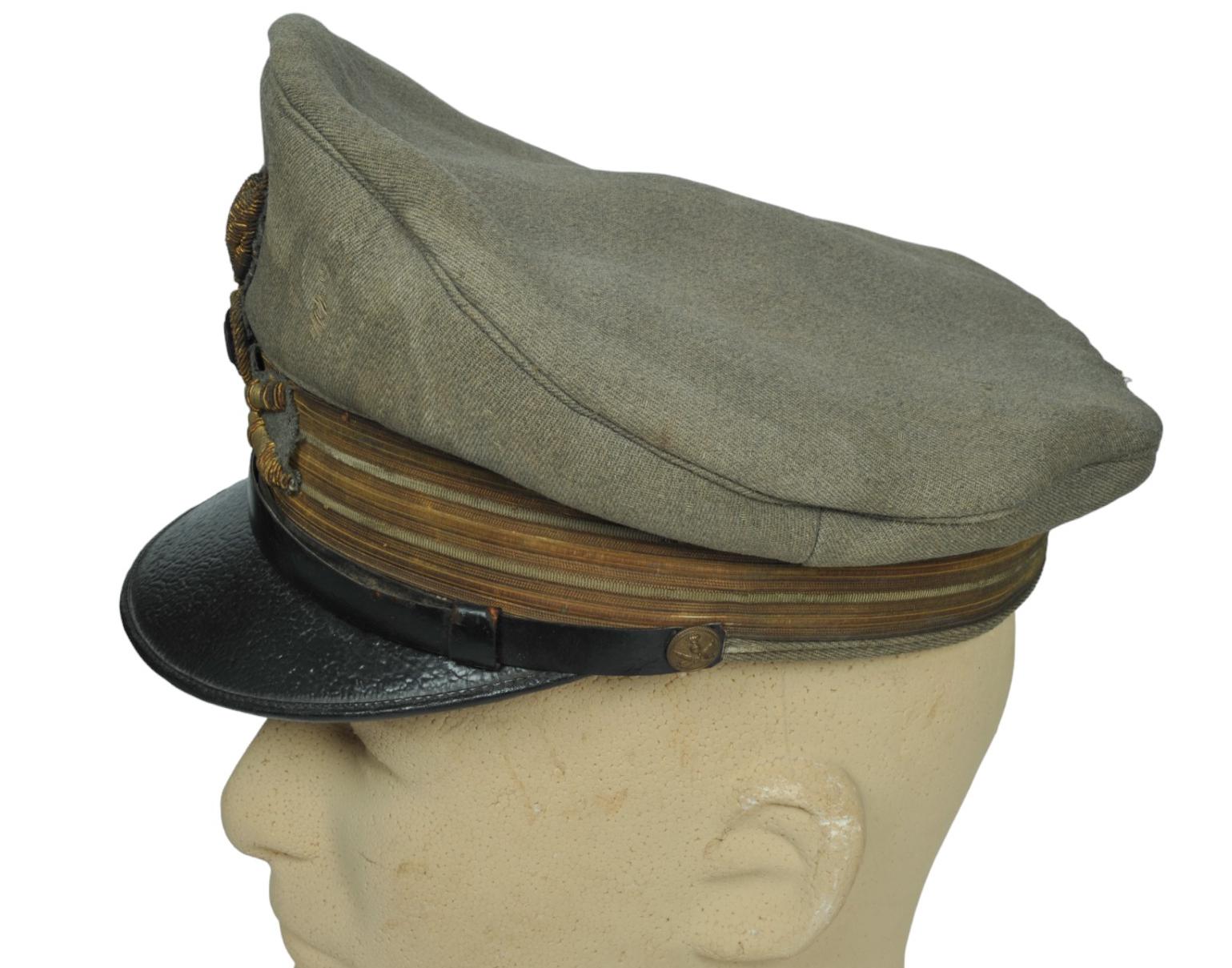 Fascist Italian Army WWII Infrantry Officer Uniform & Visor Hat (KDW)