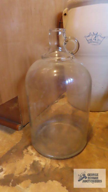 Glass gallon jug