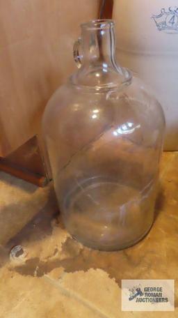 Glass gallon jug