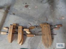 Craftsman and Jorgensen wood clamps