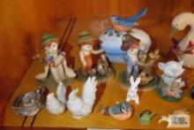 large assortment of figurines