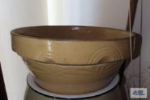 Large stoneware mixing bowl