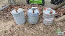 Antique gas cans