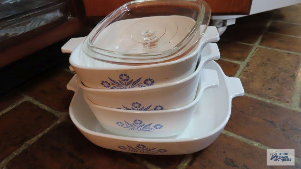 Corning bakeware and glass casseroles