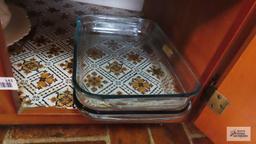 Corning bakeware and glass casseroles