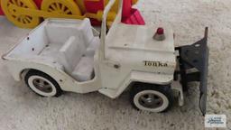 Tonka Jeep with snowplow