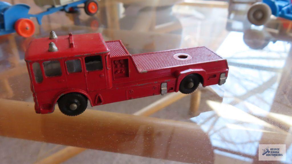 fire truck and ambulance, king size, made in England by Lesney