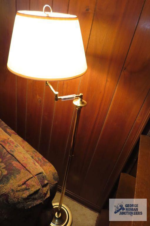 brass floor lamp
