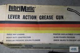 lot of grease guns