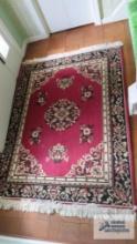 Oriental style rug by Bidjar, approximately 47 by 67 inches